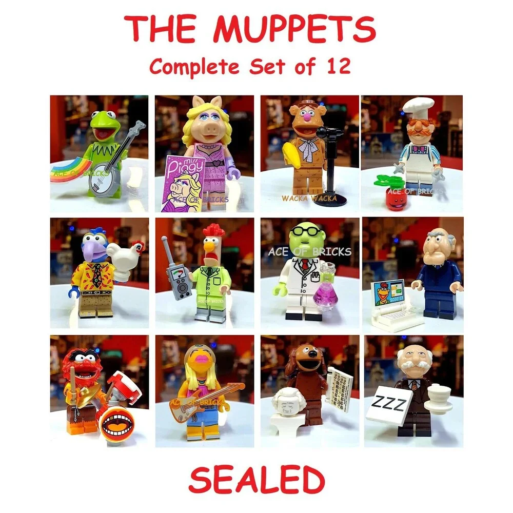 LEGO THE MUPPETS Collectible Minifigures 71033 - Complete Set of 12 (SEALED)